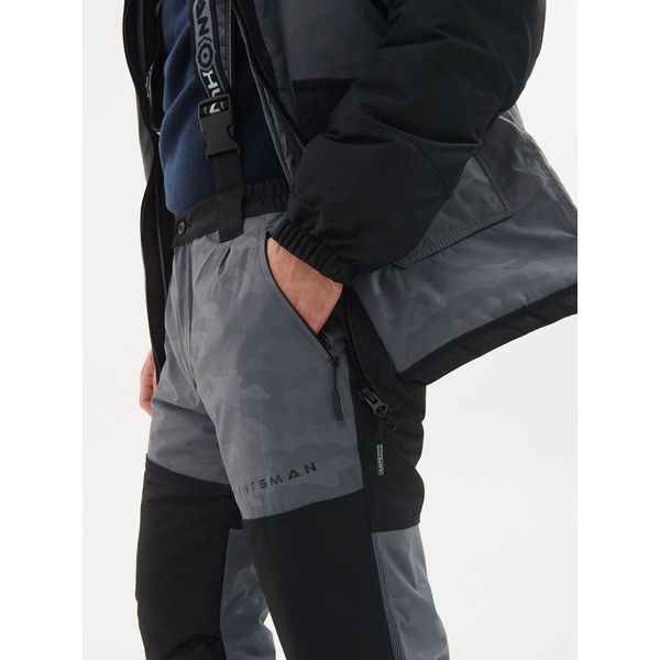 Костюм зимний Huntsman Горка-Люкс Серый, тк. Breathable Camo