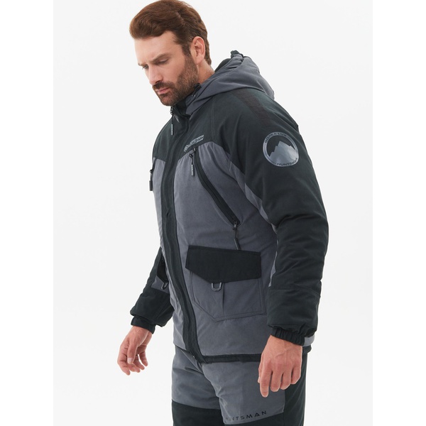 Костюм зимний Huntsman Горка-Люкс Серый, тк. Исландия