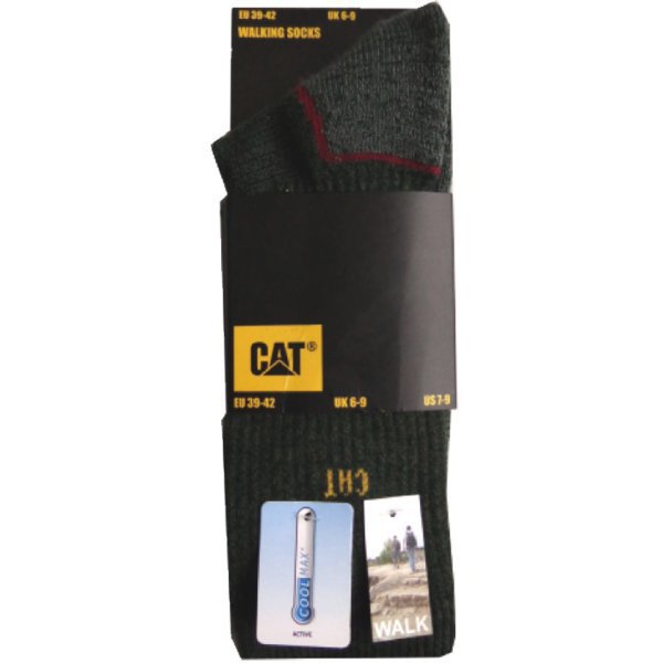 Термоноски CAT зеленый-красный