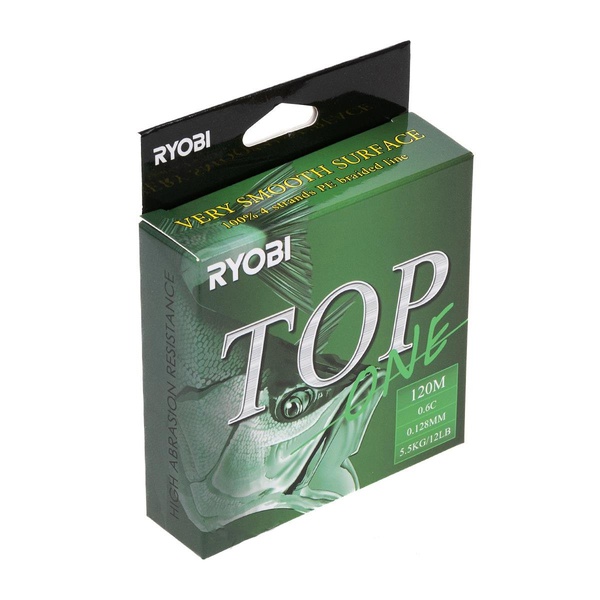 Шнур Ryobi Top PE4X Dark green (120 м) 0,128 мм