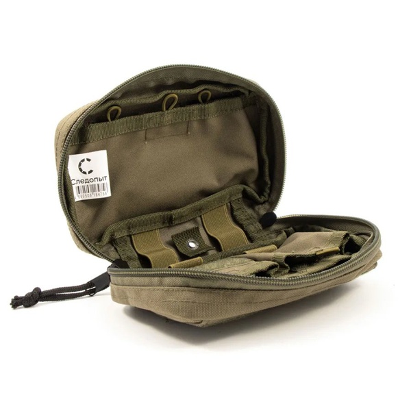 Подсумок напашный Следопыт SLT-1 11х18х6см хаки