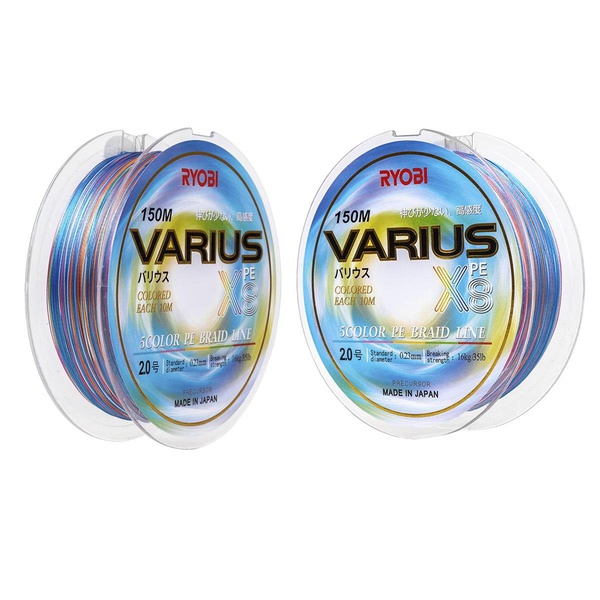 Шнур Ryobi Varius PE8X Multi Colour (150 м) 0,235 мм