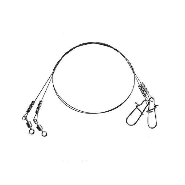 Поводок Helios Титановый (2 шт/уп) 15 кг / 25 см