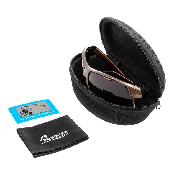 Очки поляризационные Premier Fishing PR-OP-9419 (в жест.чехле) коричневый