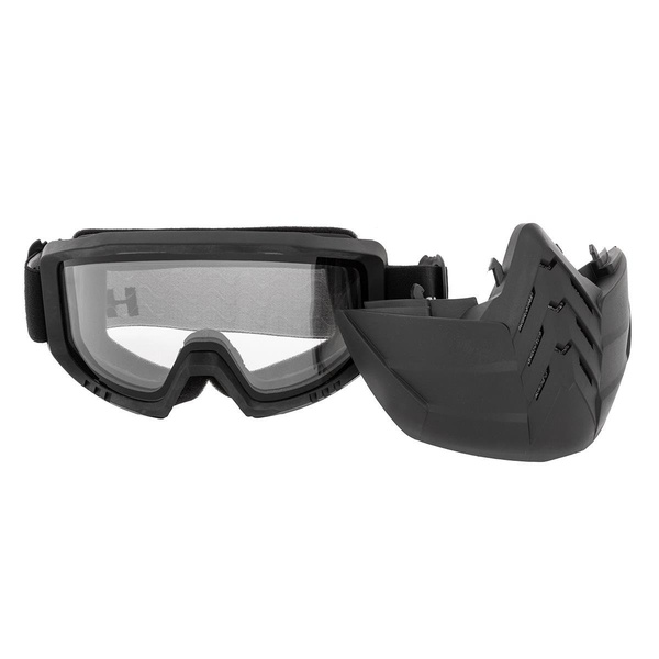 Маска снегоходная Helios HS-MT-012-2 прозрачные стекла