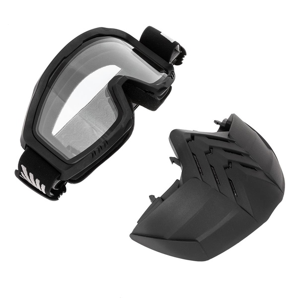 Маска снегоходная Helios HS-MT-012-2 прозрачные стекла