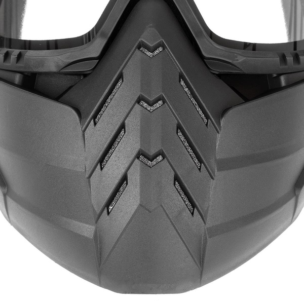 Маска снегоходная Helios HS-MT-012-2 прозрачные стекла