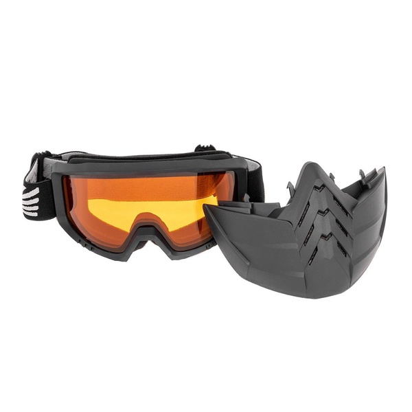 Маска снегоходная Helios HS-MT-012-2 оранжевые стекла