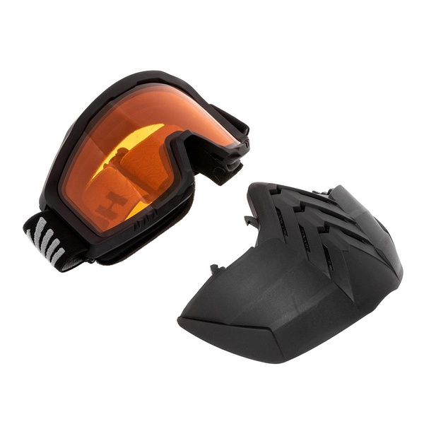 Маска снегоходная Helios HS-MT-012-2 оранжевые стекла