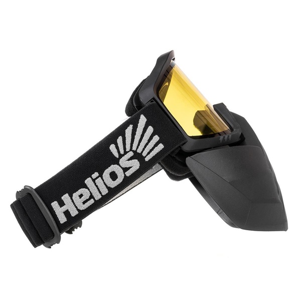 Маска снегоходная Helios HS-MT-012-2 желтые стекла