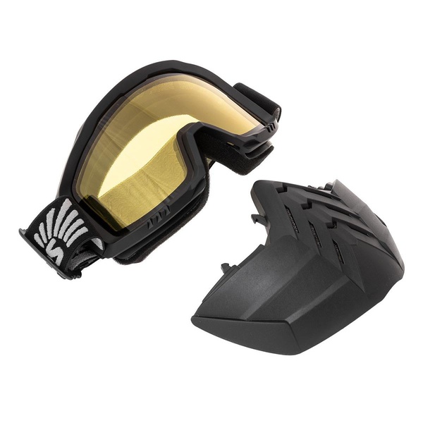 Маска снегоходная Helios HS-MT-012-2 желтые стекла