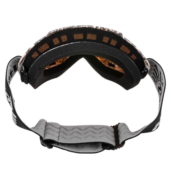 Маска снегоходная Helios HS-MT-016 оранжевые стекла