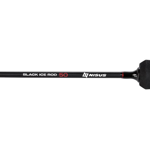 Удочка зимняя Nisus Black Ice Rod 50 тест 20 гр/без места для кивка