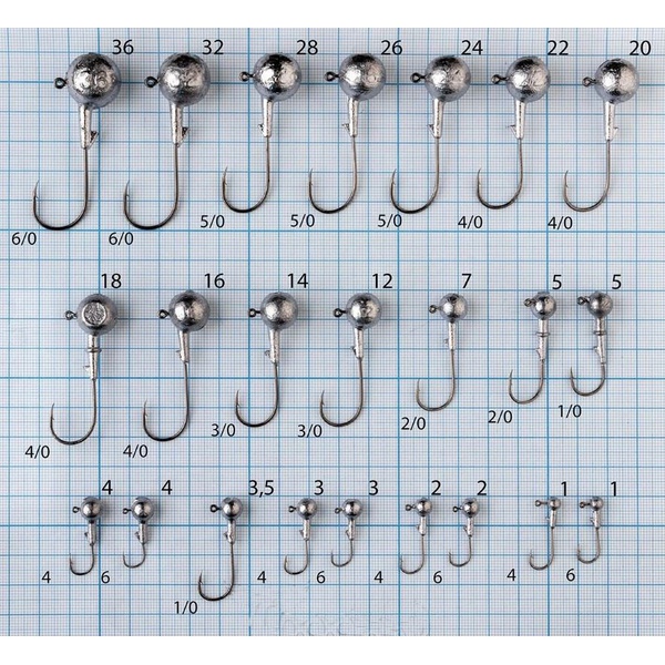 Джига Тонар Шар крючок VD-072 (уп/5шт) 24 г (5/0)