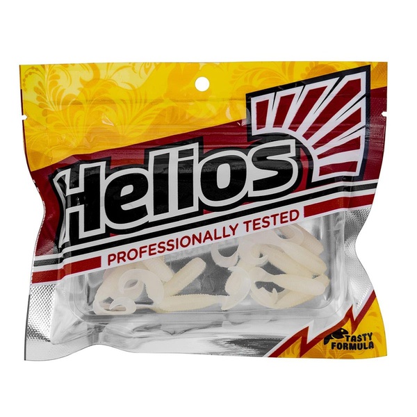 Твистер Helios Tiny Credo 1,55"/4 см (12шт/уп) фосфорный