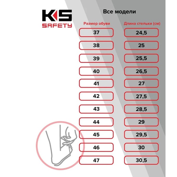 Кроссовки KS Safety 210 жёлтый