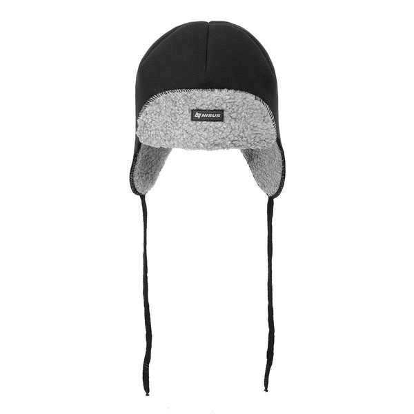 Шапка Nisus Oslo серый/черный