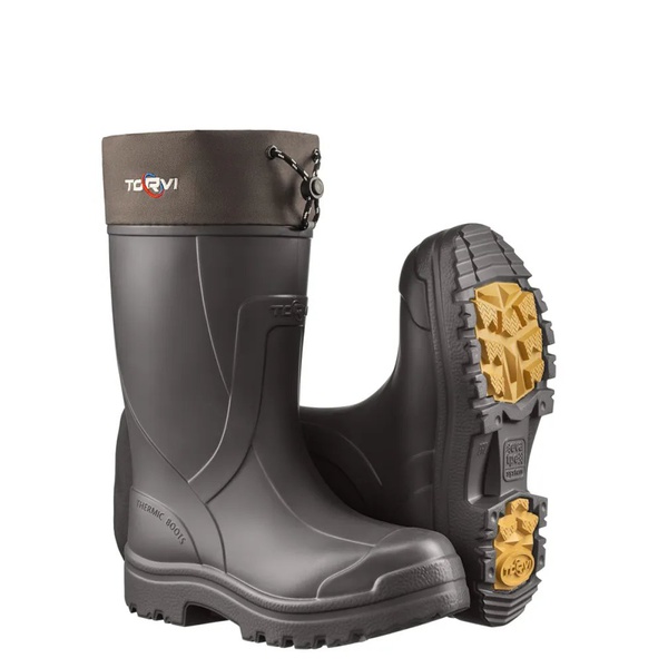 Сапоги мужские Torvi ЭВА подошва ТЭП, 5-слойный вкладыш, гипоаллергенная трикотажная ткань (−45°С) Чёрный