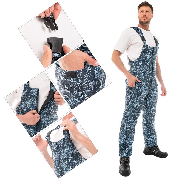 Костюм Эталон Охранник утеплённый КМФ цифра