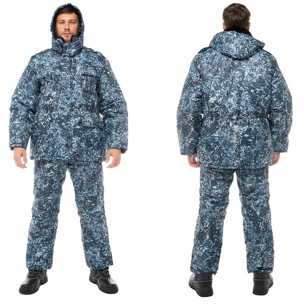 Костюм Эталон Охранник утеплённый КМФ цифра