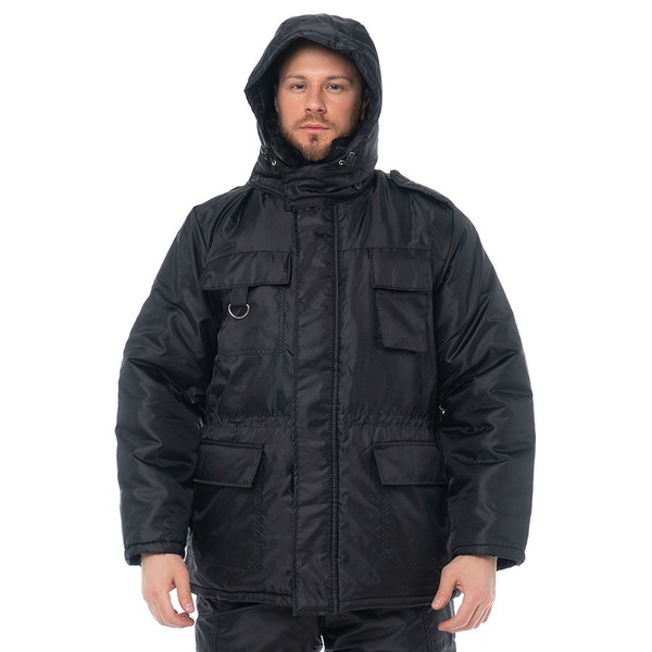 Костюм Эталон Охранник утеплённый чёрный