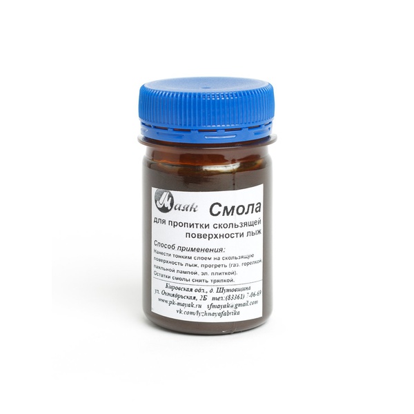 Смола для пропитки скользящей поверхности лыж Маяк 70 г