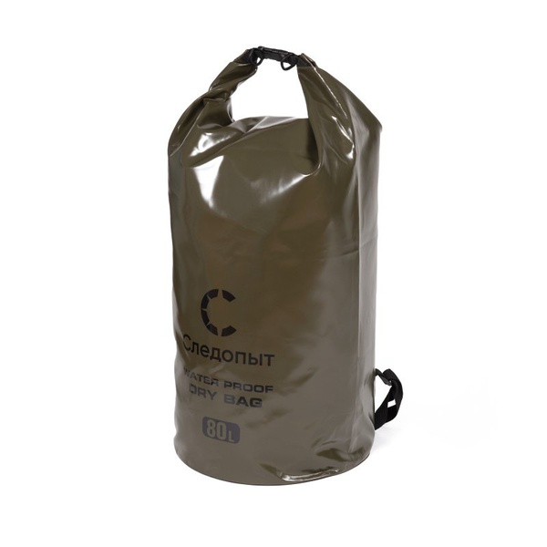 Гермомешок Следопыт Dry Bag (80 л, с лямками) хаки