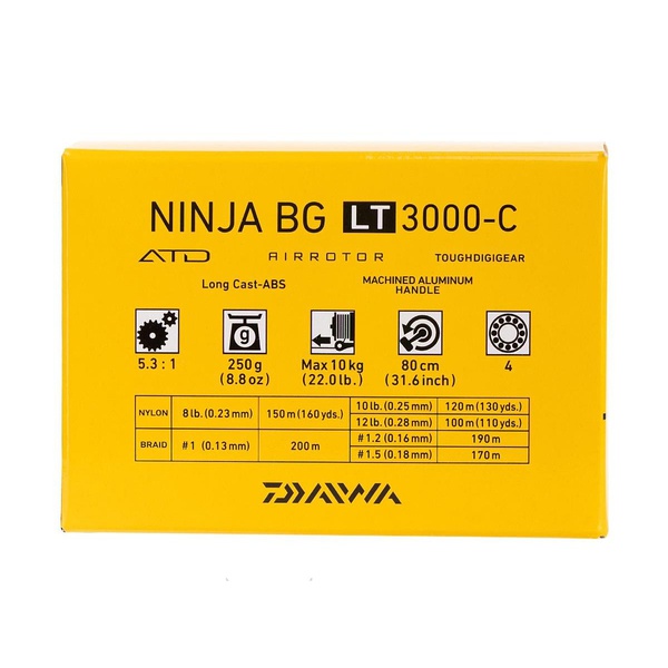 Катушка Daiwa 19 Ninja BG LT 3000-C