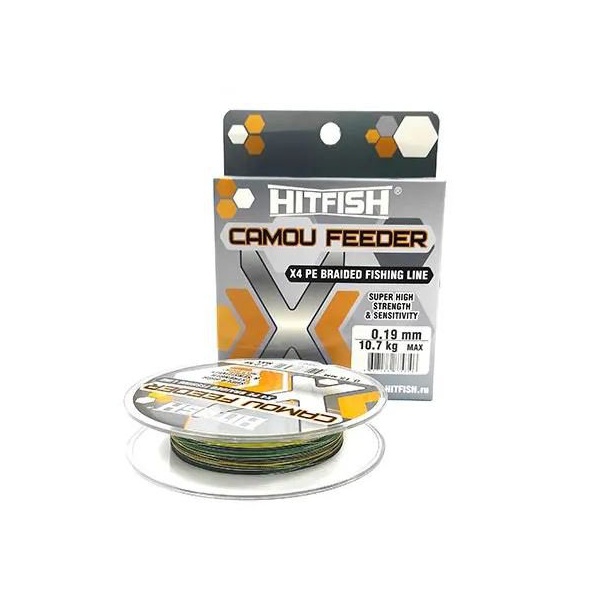 Шнур плетеный Hitfish Camou Feeder (150 м) 0.13 мм / 6.1 кг