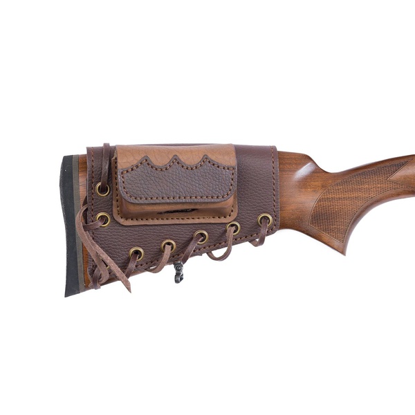 Патронташ на приклад Хольстер Царская охота под зап.маг. 2,3,4п кал.WIN308 и аналоги до 80мм (с чехлом )