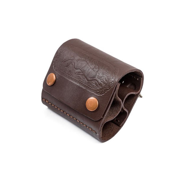 Подсумок Хольстер 7,62*10 калибр (кожа) коричневый