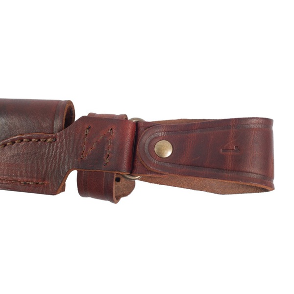 Ножны Хольстер 25 лет (кожа) коричневый, №4 клинок 190*40 мм