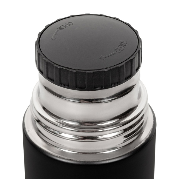 Термос Relaxika 101 Чёрный (без логотипа), 0,35 л