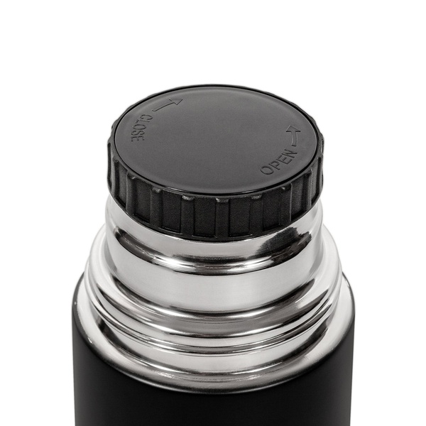 Термос Relaxika 101 Чёрный (без логотипа), 0,75 л