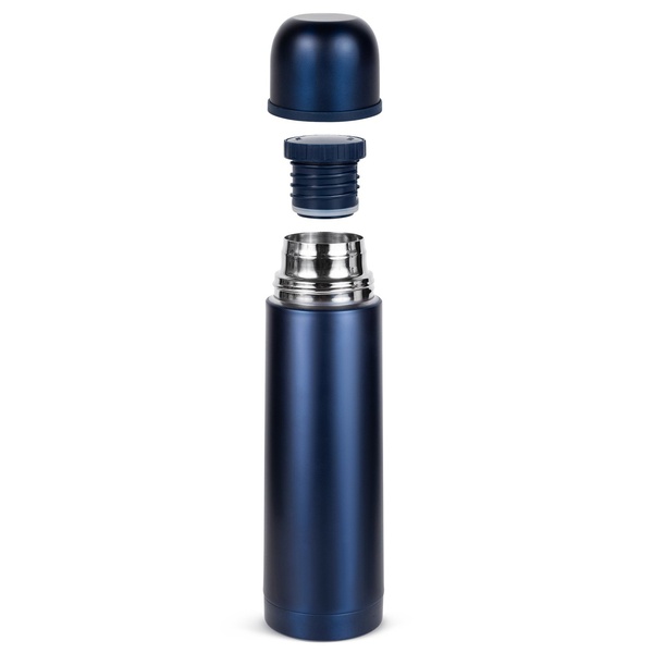 Термос Relaxika 101 Тёмно-синий (без логотипа), 0,5 л