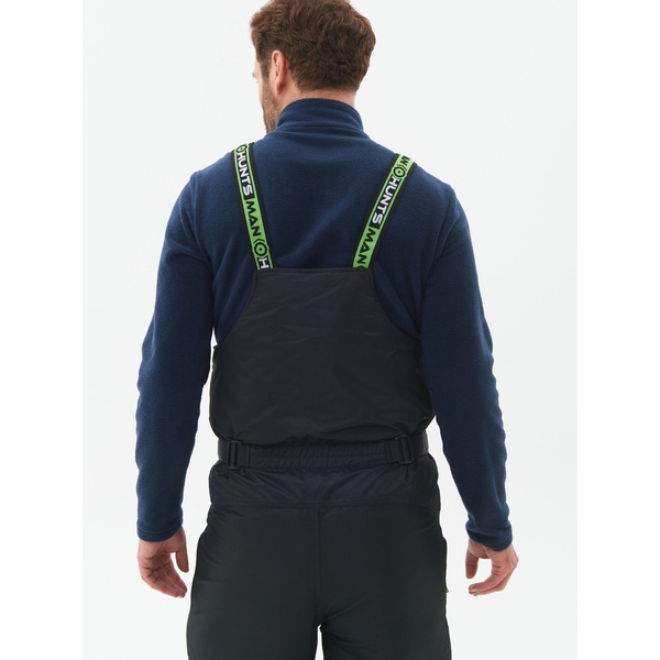 Костюм зимний Huntsman Elbrus Чёрный/Лайм, тк. Hit Membrane