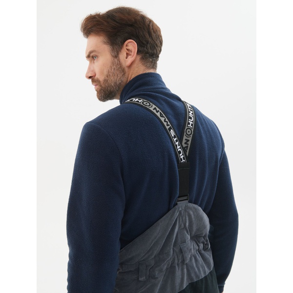 Костюм зимний Huntsman Канада серый/чёрный, тк. Финляндия