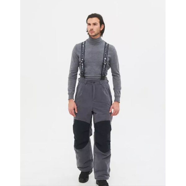 Костюм зимний Huntsman Канада серый/чёрный, тк. Финляндия