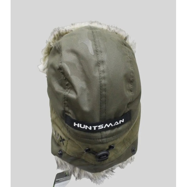 Шапка-ушанка Huntsman Горка-Люкс Хаки, тк. Breathable Camo