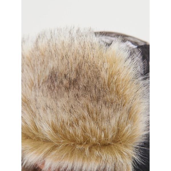 Шапка-ушанка Huntsman Альтаир с маской Белый лес (ветки), тк. Alova