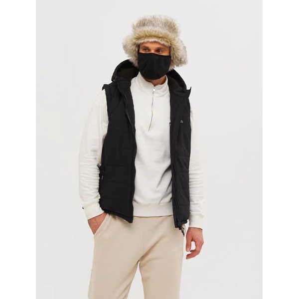 Шапка-ушанка Huntsman Альтаир с маской Белый лес (ветки), тк. Alova