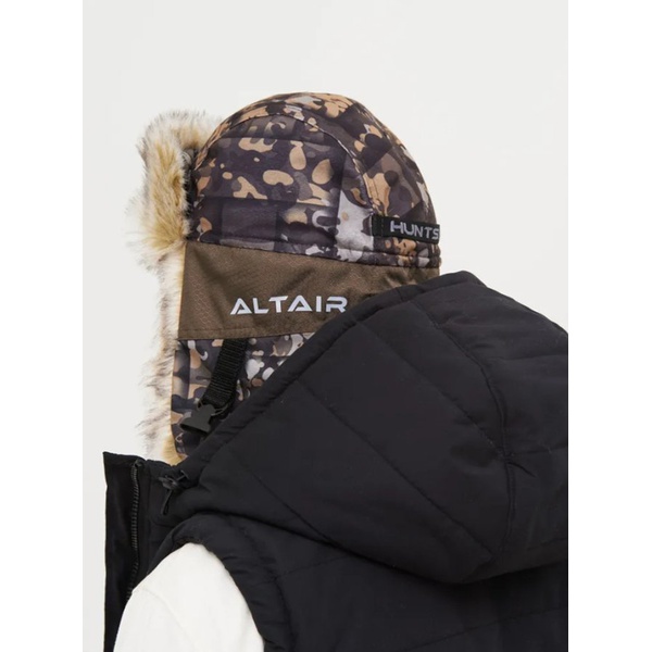 Шапка-ушанка Huntsman Альтаир с маской КМФ 005 (переплетение хаки), тк. Alova