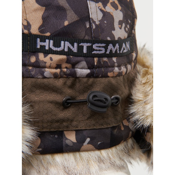 Шапка-ушанка Huntsman Альтаир с маской КМФ 005 (переплетение хаки), тк. Alova