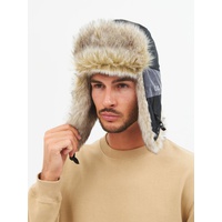 Шапка-ушанка Huntsman Канада серый/чёрный, тк. Финляндия