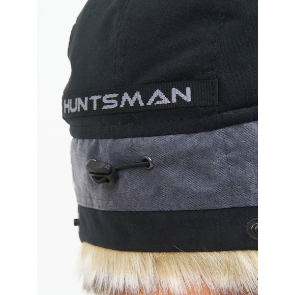 Шапка-ушанка Huntsman Канада серый/чёрный, тк. Финляндия