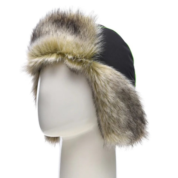 Шапка-ушанка Huntsman Elbrus чёрный, тк. Hit Membrane