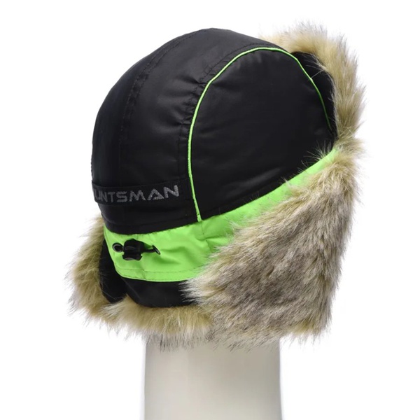 Шапка-ушанка Huntsman Elbrus чёрный, тк. Hit Membrane