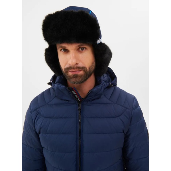 Шапка-ушанка Huntsman Yakutia тёмно-синий, тк. Galaxy Breathable, мех Норка