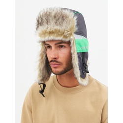 Шапка-ушанка Huntsman Yakutia тёмно-серый, тк. Galaxy Breathable, мех Волк