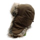 Шапка-ушанка Huntsman Евро Енот коричневый, тк. Taslan. Фото 5